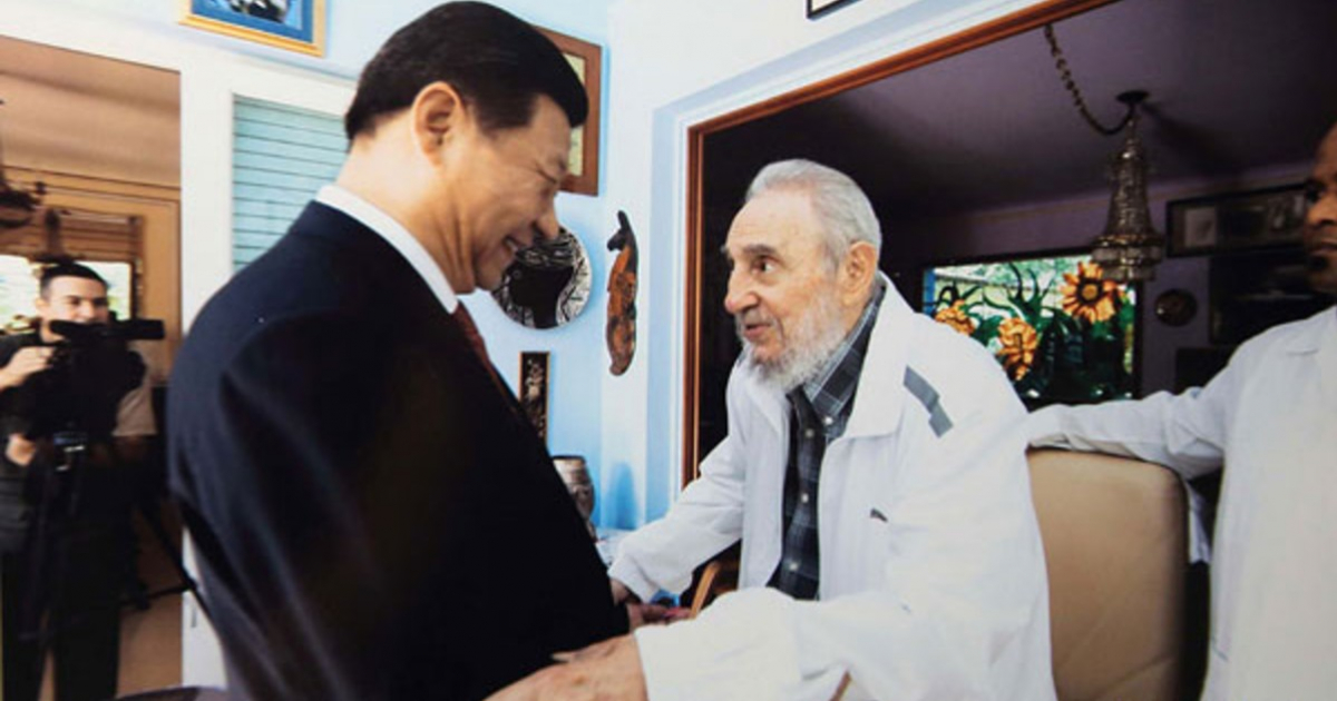 Xi Jinping y Fidel Castro © Granma