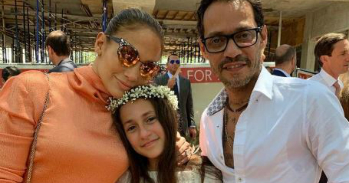 Jennifer Lopez y Marc Anthony junto a su hija Emme © Instagram / Jennifer Lopez