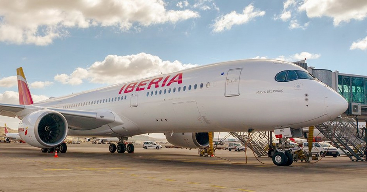 Avión de Iberia © Twitter / Iberia
