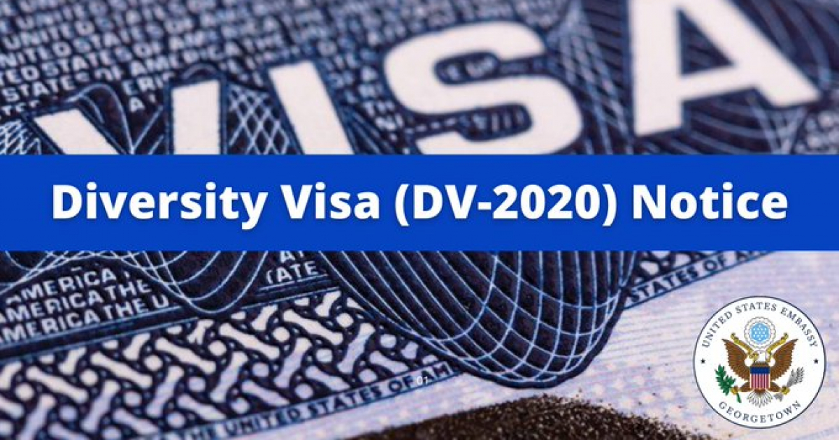 Diversity Visa Notice © Embajada de EE.UU. en Cuba / Twitter