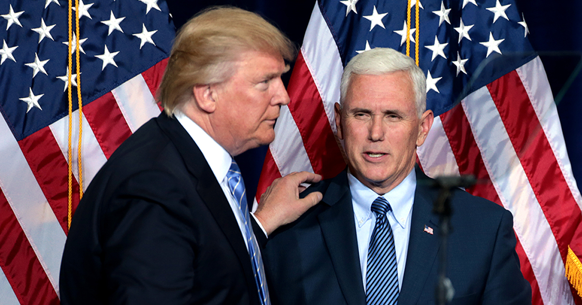 Donald Trump y Mike Pence © Wikimedia Commons 