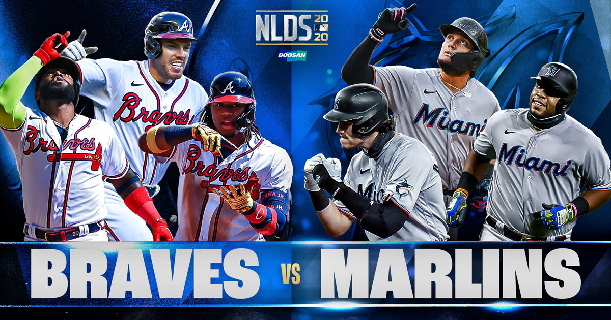 Bravos vs Marlins © @MLB