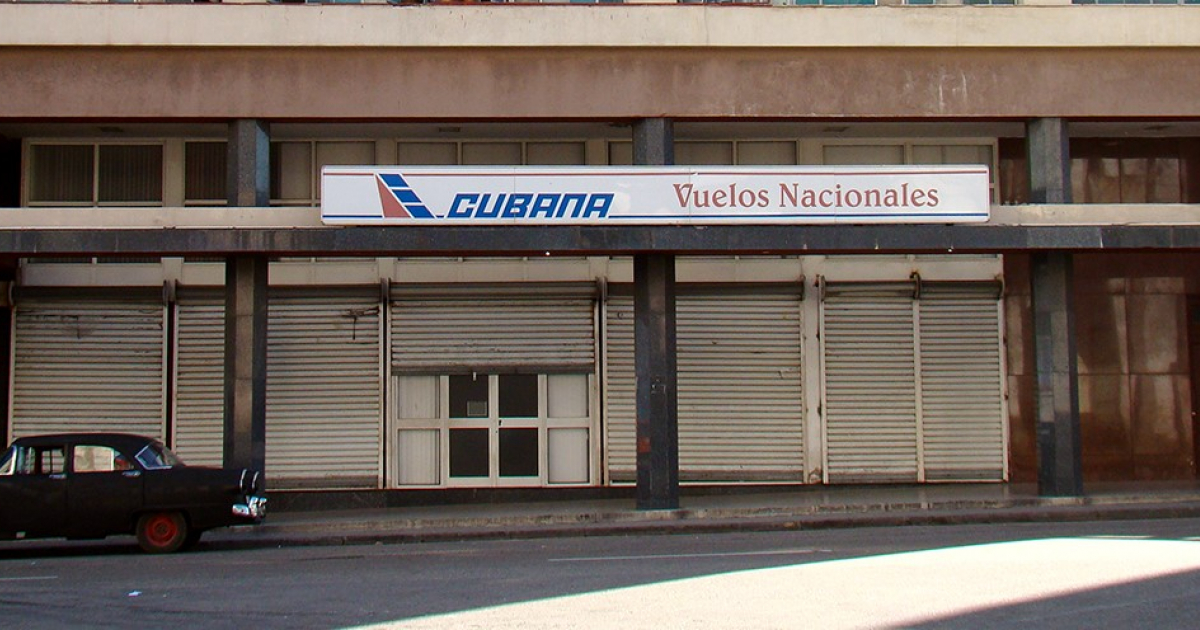 Oficina de Cubana de Aviación (Imagen de archivo) © CiberCuba
