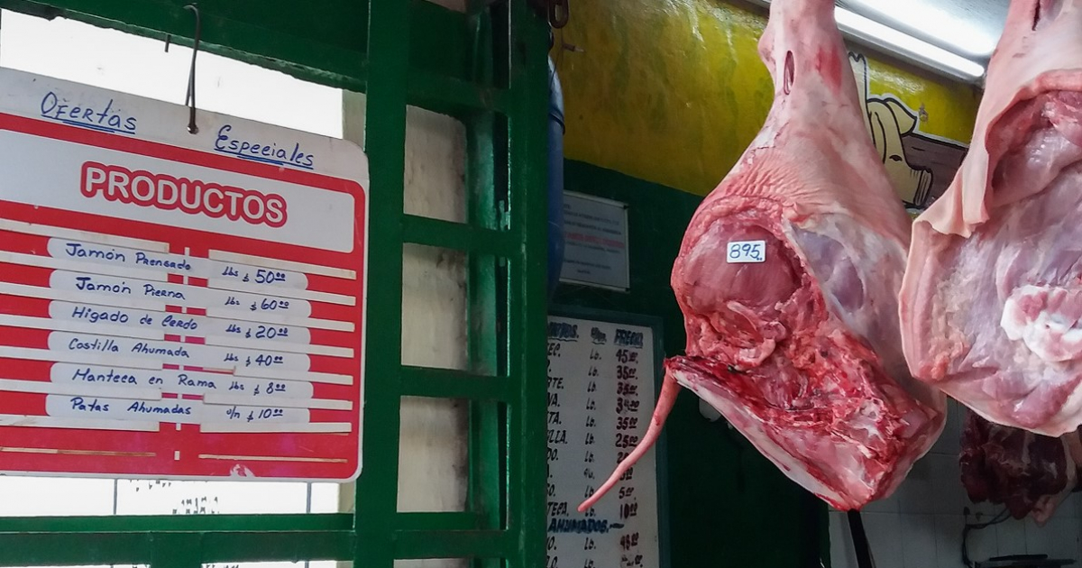 Precio de la carne en diciembre de 2019 © CiberCuba