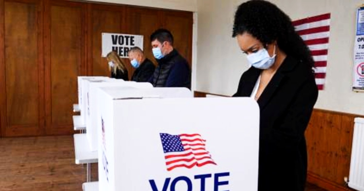 Ciudadanos americanos ejerciendo el voto © Human Rights Watch