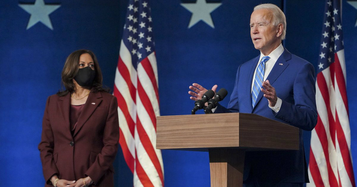 Kamala Harris y Joe Biden, ayer en una comparecencia. © Joe Biden / Twitter