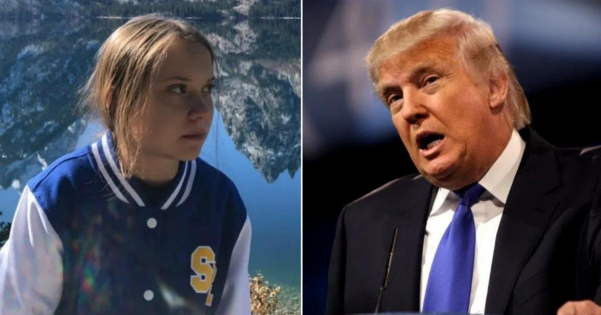 Greta Thunberg y Donald Trump © Greta Thunberg/ Facebook y Flick/ Gage Skidmore