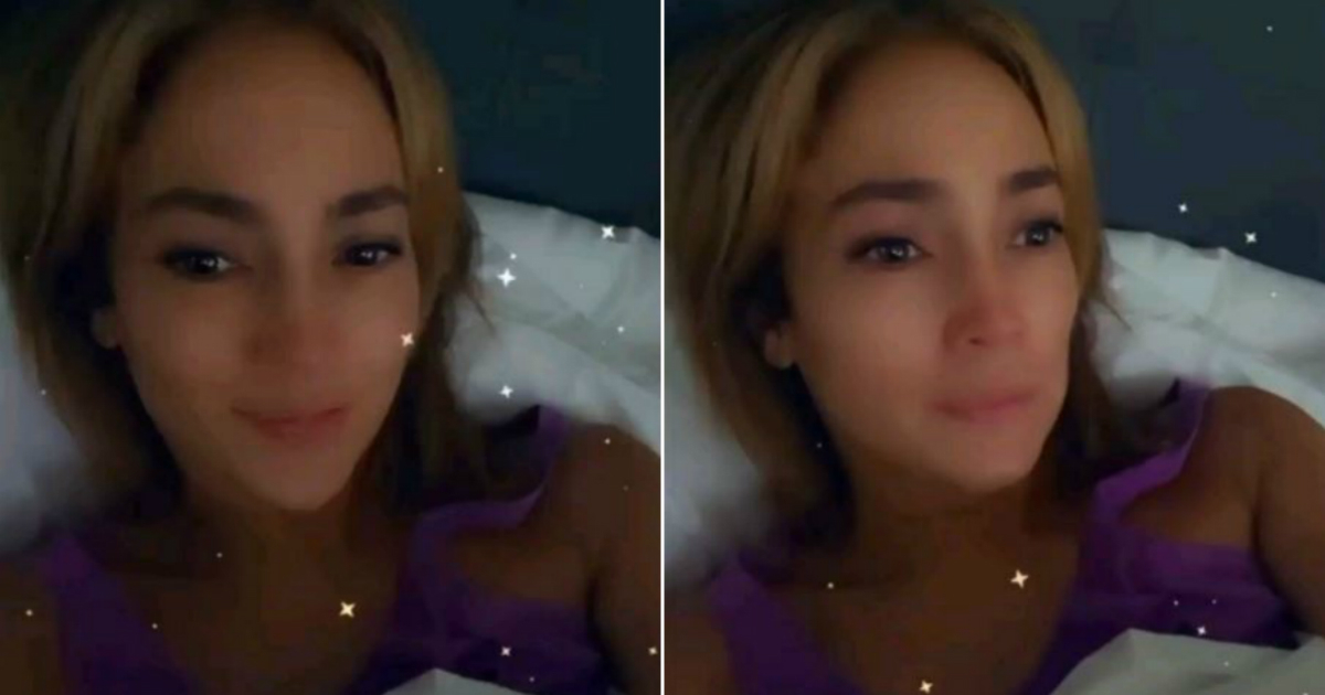 Jennifer Lopez llora al conocer los resultados de las elecciones © Instagram / Jennifer Lopez