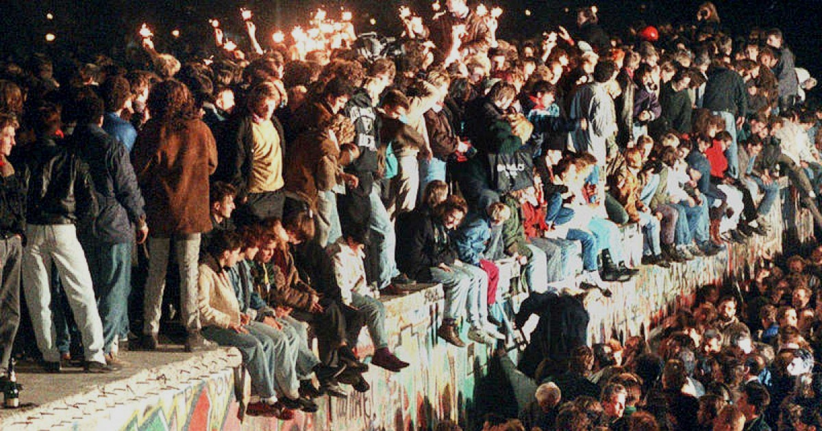 Imágenes del 9 de noviembre de 1989 © RTVE / 30 años de la caída del Muro de Berlín