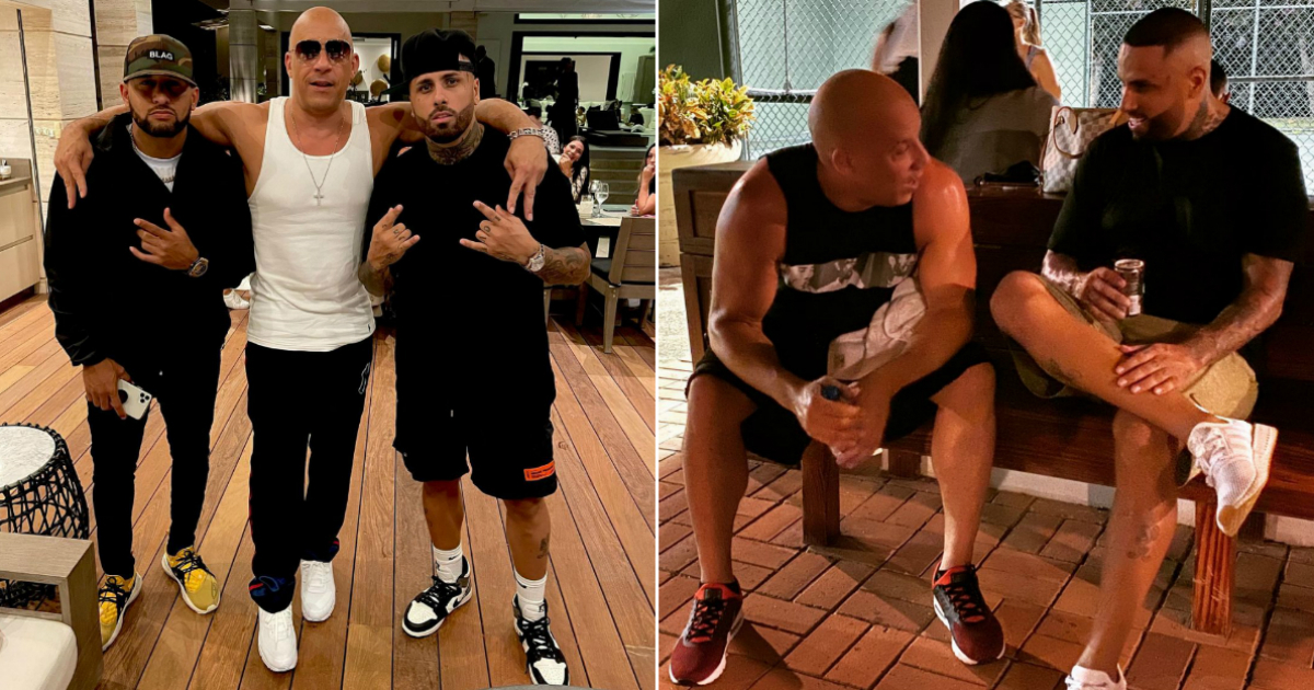 Nicky Jam y Vin Diesel © Instagram / Nicky Jam, Vin Diesel