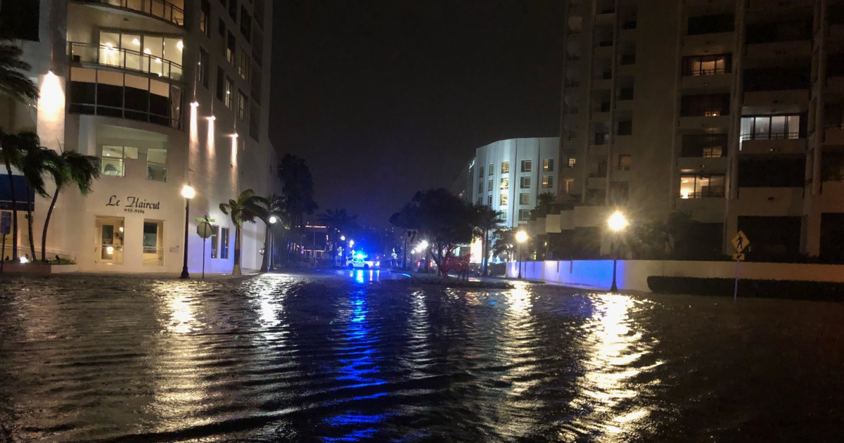 Inundaciones en Sarasota Florida por Eta © Twitter / Sarasota Police