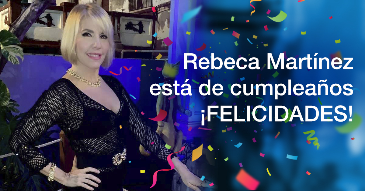 Facebook / Rebeca Martínez 