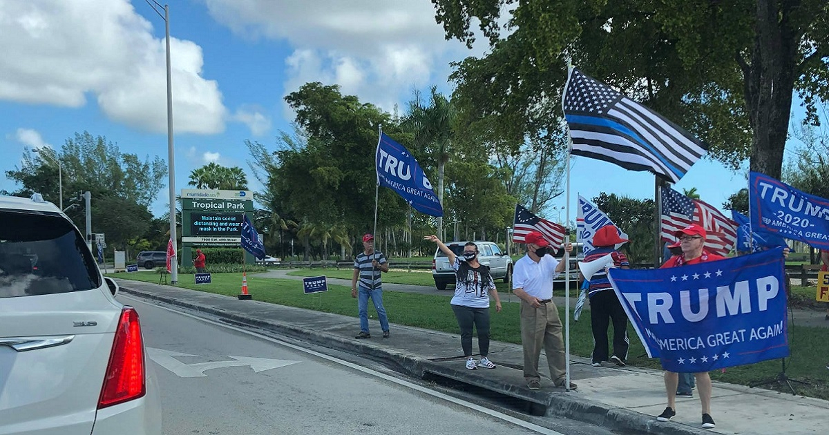 Partidarios de Trump en Miami. © Facebook / Ariel Mancebo
