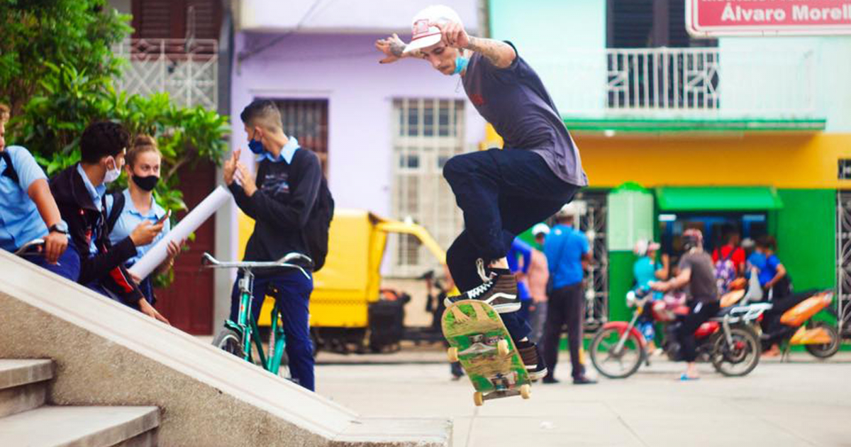 Skaters cubanos © Facebook / Skate en Cuba Documental