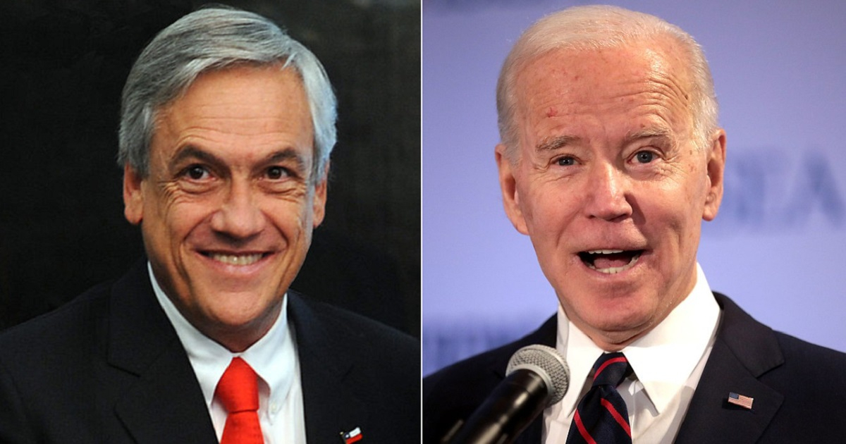 Sebastián Piñera y Joe Biden © Wikimedia Commons / Gage Skidmore