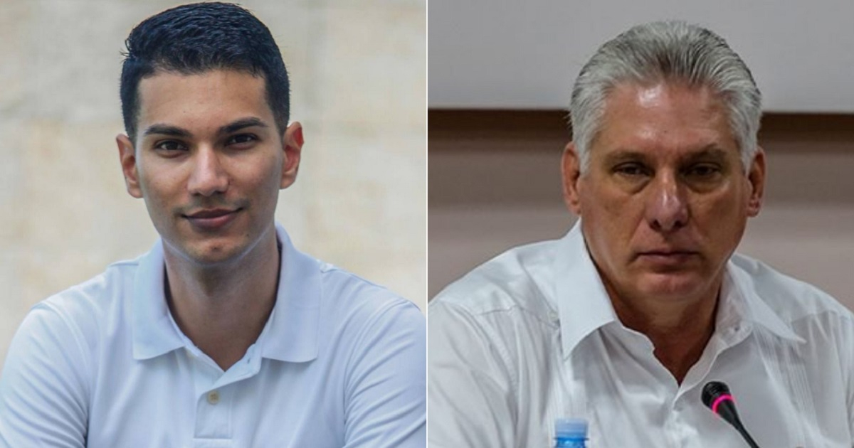Raúl Rodríguez Ayala y Miguel Díaz-Canel © Facebook / Raul R. Ayala - Periodista / Cubadebate