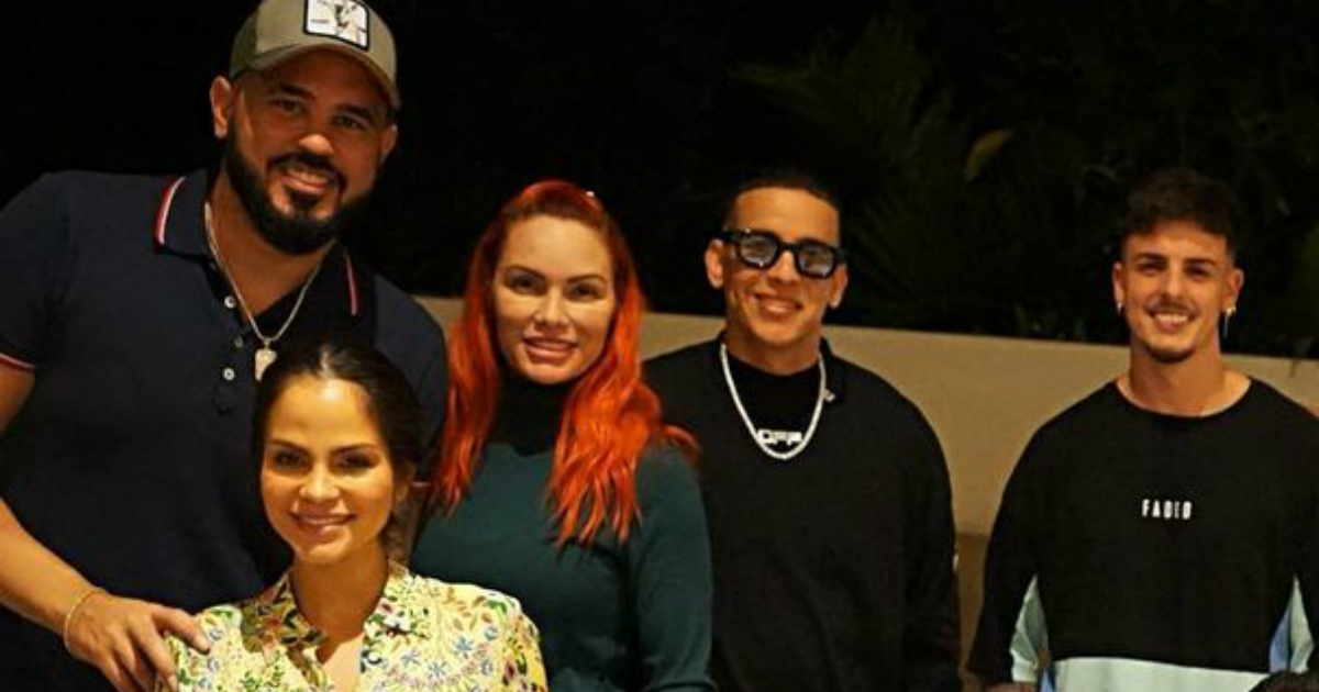 Natti Natasha, Rafael Pina, Mireddys y Daddy Yankee © Instagram / Natti Natasha
