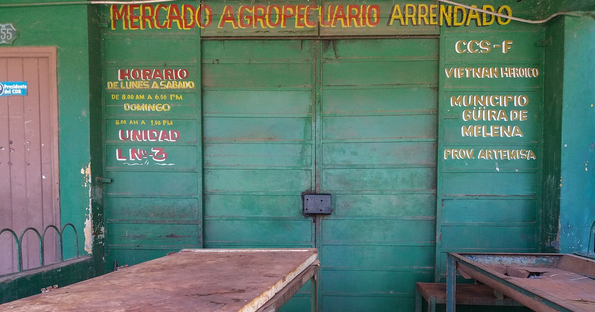 Mercado Agropecuario arrendado cerrado (Imagen de referencia) © CiberCuba