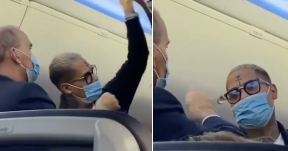 Almighty es expulsado de un avión © Instagram / El Gordo y La Flaca