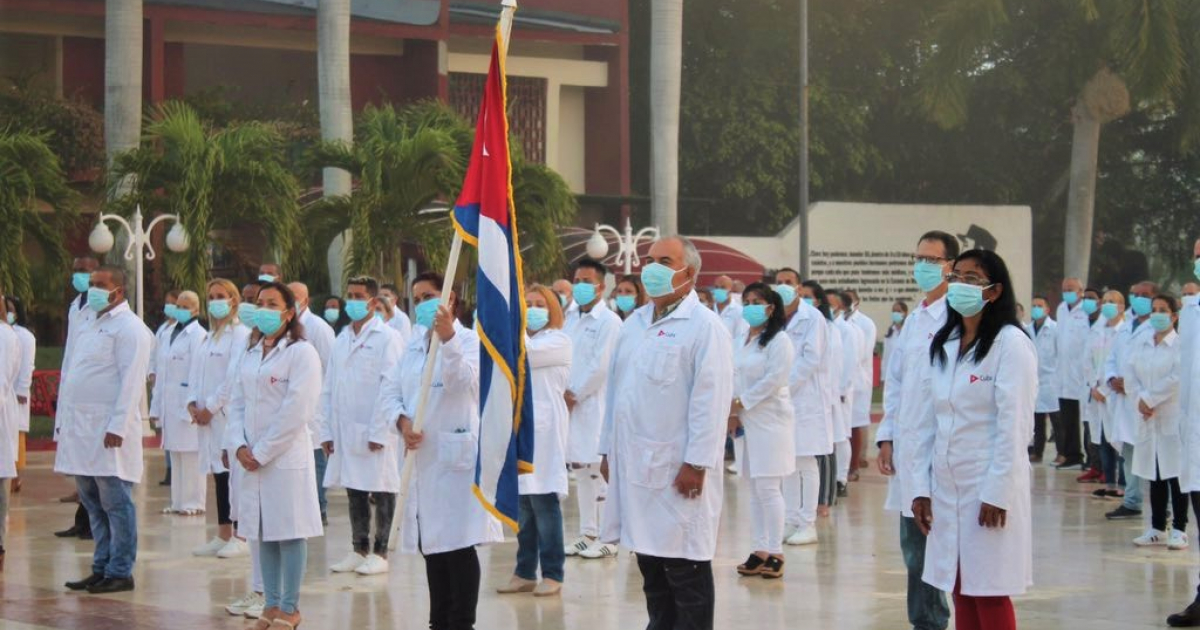 Médicos cubanos del contingente Henry Reeve © Brigada médica cubana / Twitter
