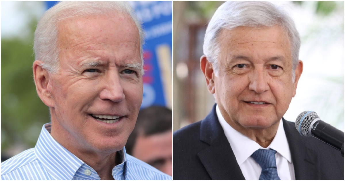 Joe Biden y Manuel López-Obrador © Wikipedia / Captura de video