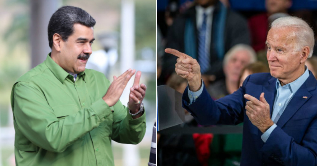 Nicolás Maduro (i) y Joe Biden (d) © Collage Twitter/Nicolás Maduro - Flickr/Gage Skidmore