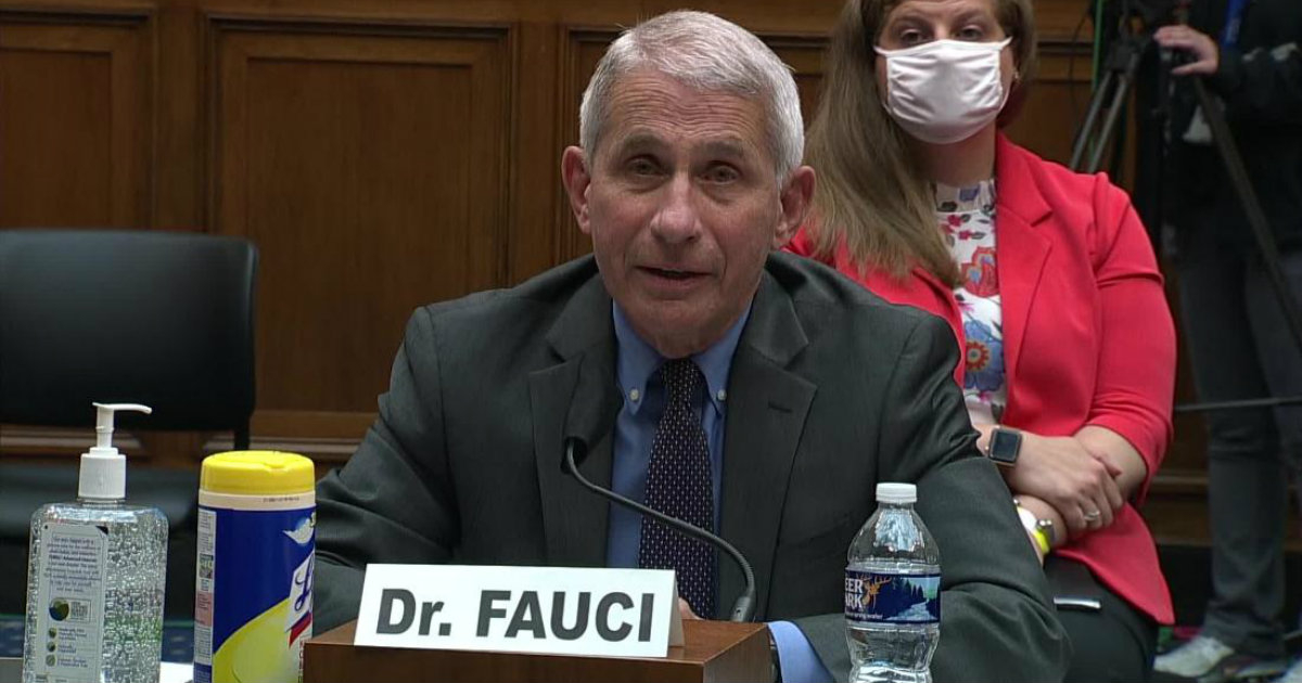 El epidemiólogo norteamericano, Anthony Fauci © YouTube/screenshot