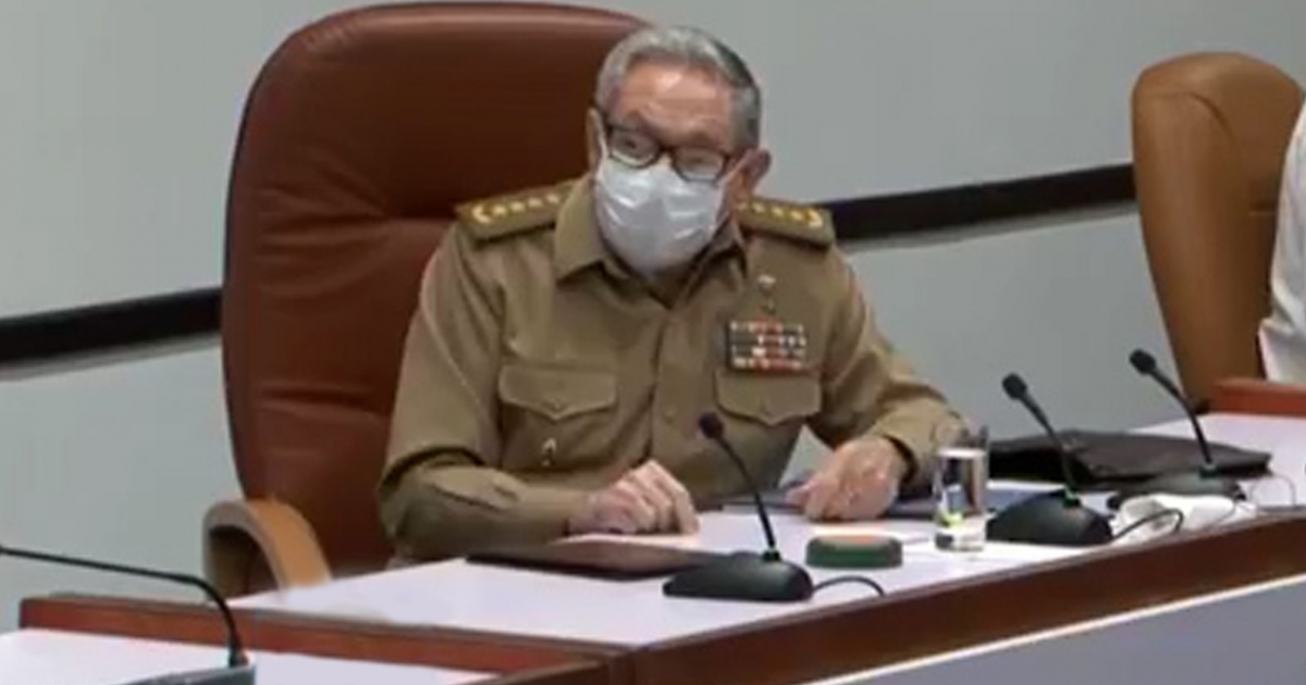 Raúl Castro en una de sus recientes apariciones públicas © Screenshot