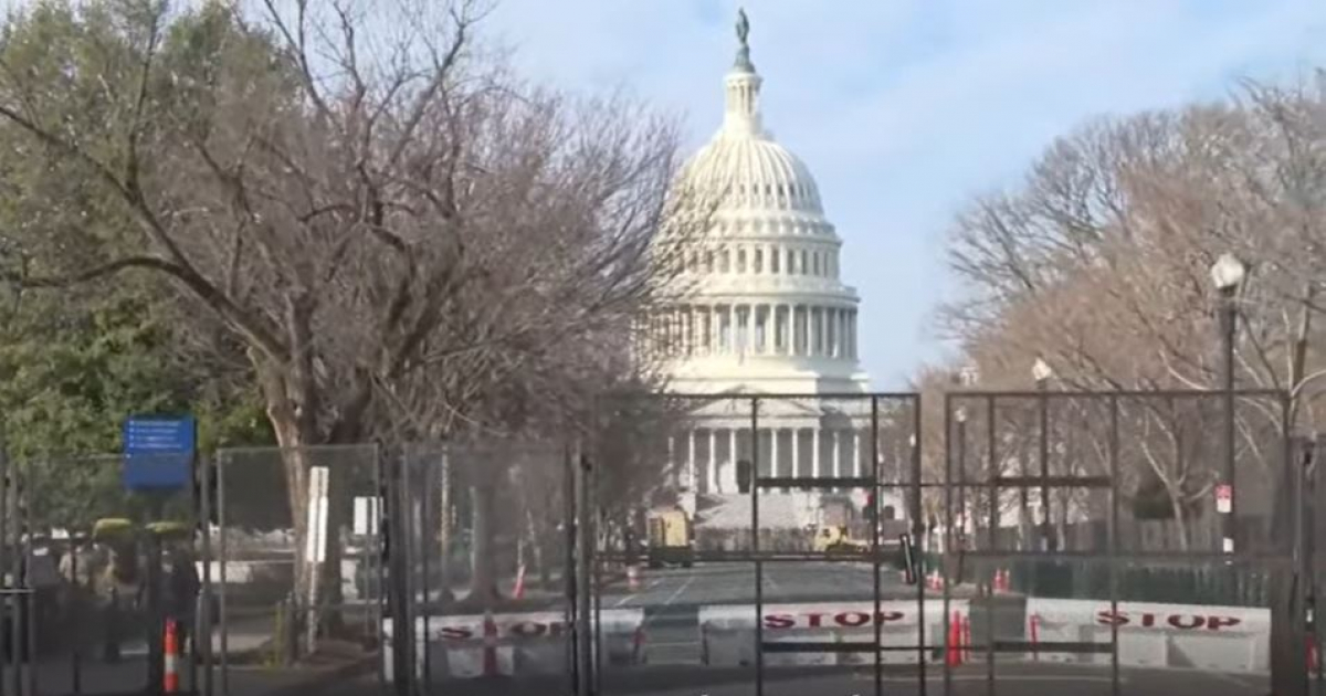 Alrededores del Capitolio, en Washington © YouTube/screenshot-Telemundo
