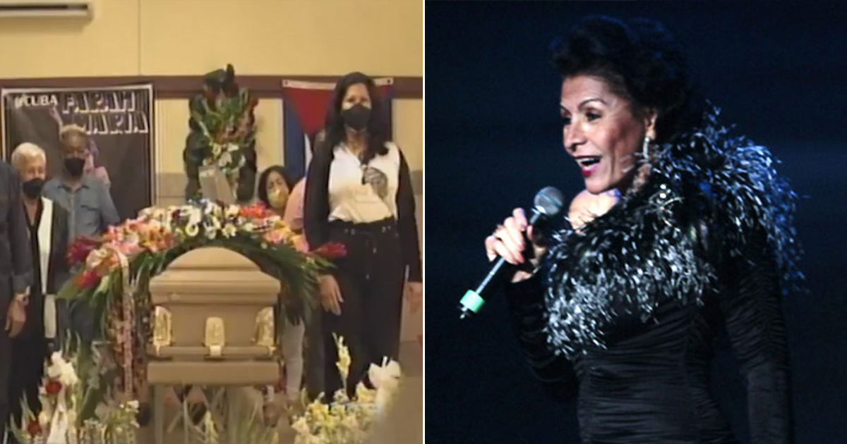 Family and friends say their last goodbyes from Farah María in Havana