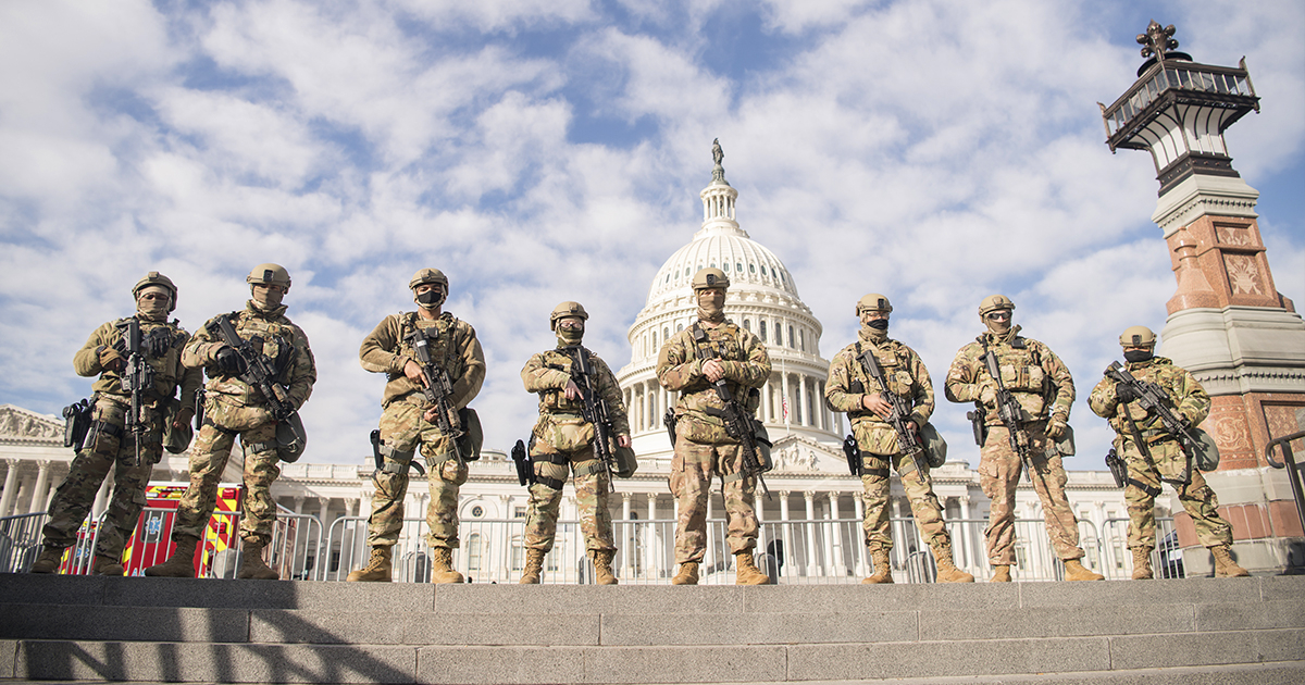 Tropas de la Guardia Nacional en Washington © Flickr / National Guard