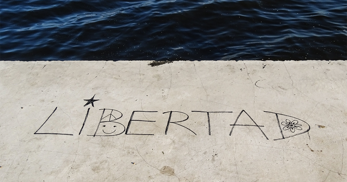 Libertad: Cartel en La Habana © CiberCuba
