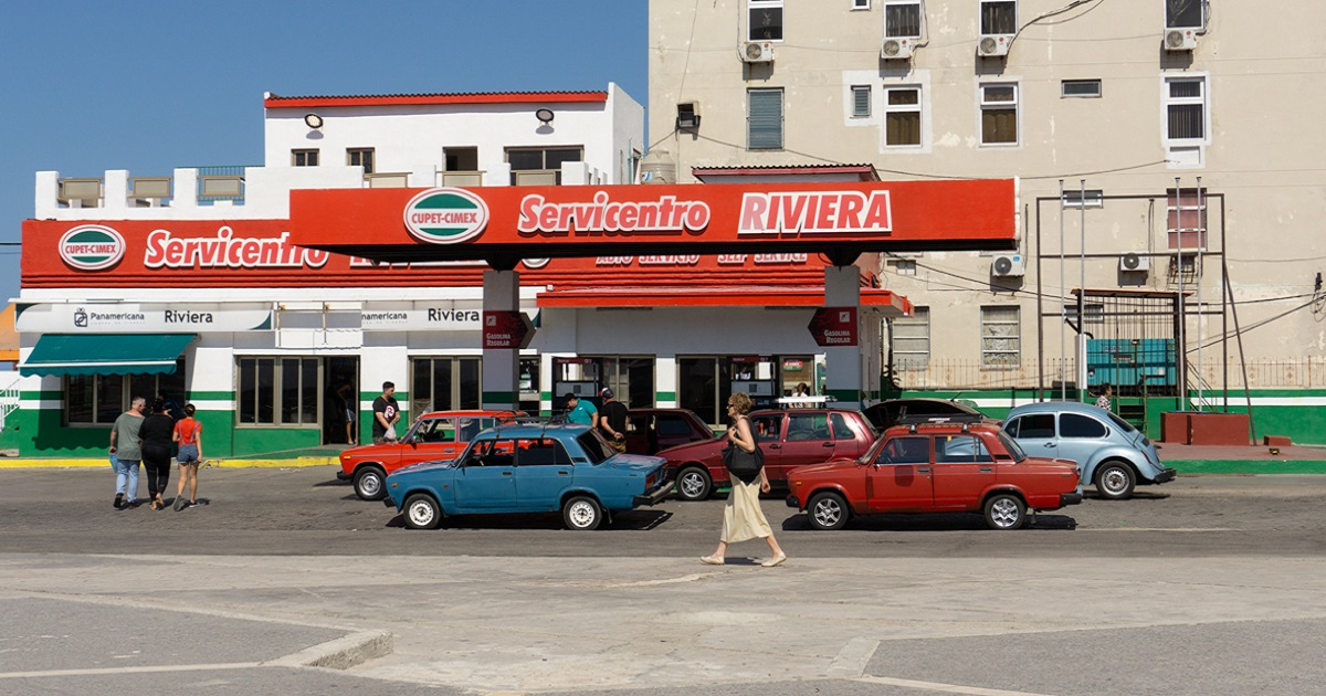 Gasolinera de Cimex en La Habana. © CiberCuba