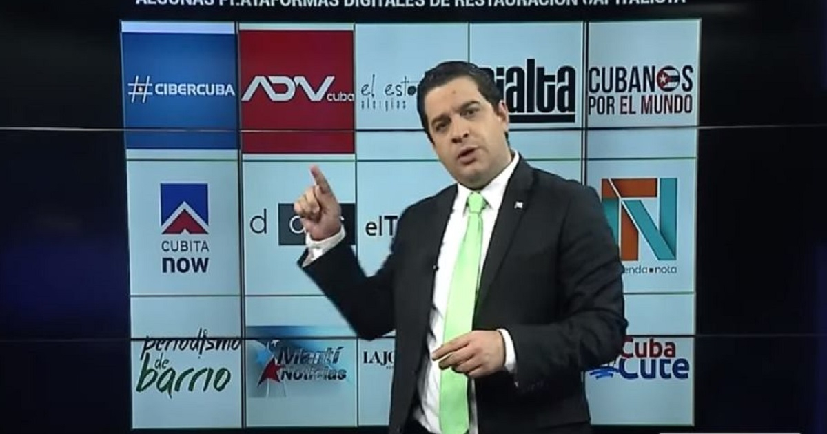 Humberto López en el Noticiero de Televisión © Facebook / Luis Flores