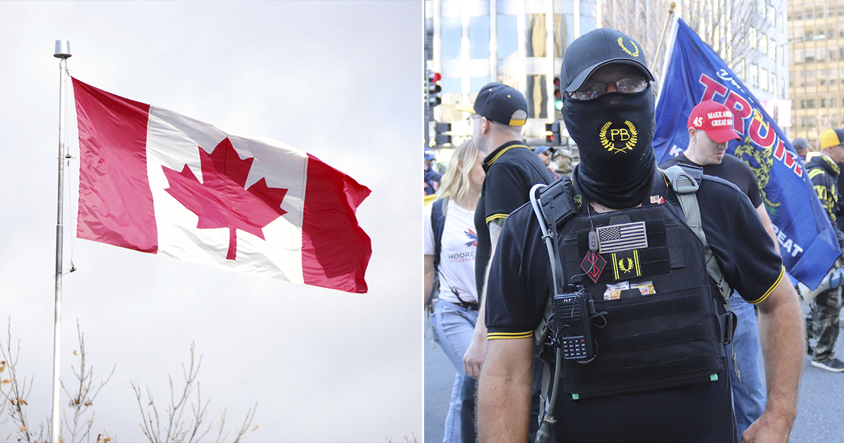 Canadá declara grupo terrorista a Proud Boys. © Flickr/Shawn Nystrand / Flickr/Elvert Barnes