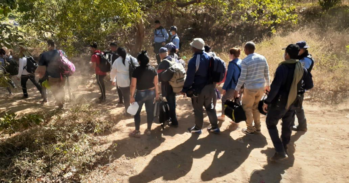 Detienen en Honduras a 18 cubanos que intentaban viajar ilegalmente EE.UU © Policía Nacional Honduras