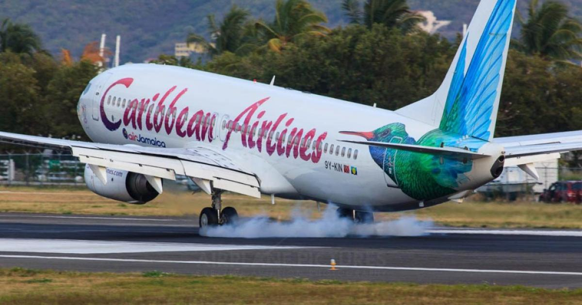 Avión de Caribbean Airlines (imagen referencial) © Caribbean Airlines