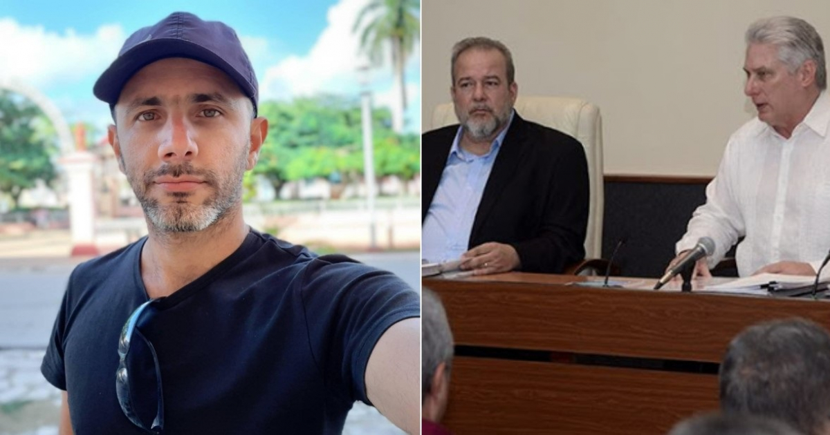 Henry Constantin, Manuel Marrero y Díaz-Canel © Facebook y Cubadebate