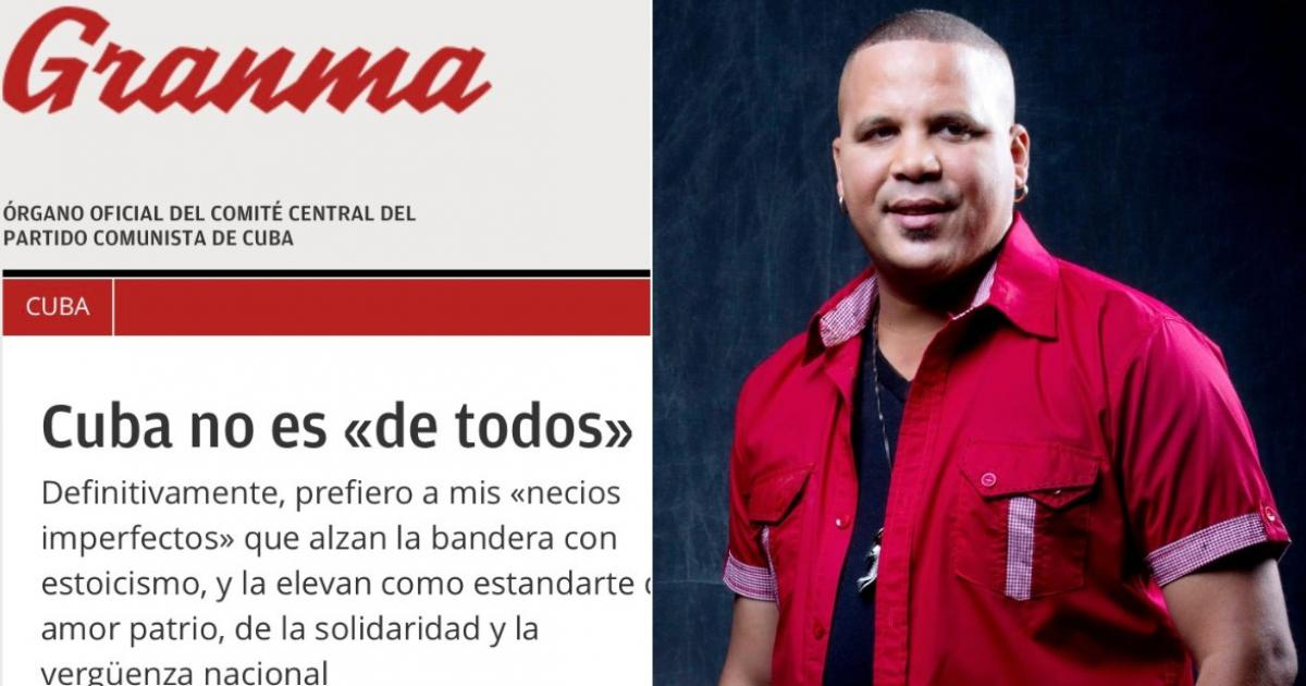 Titular de Granma incitando al odio a través de un artículo del músico Arnaldo Rodríguez. © CiberCuba