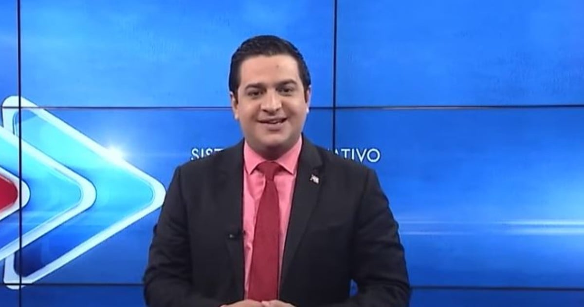 El presentador Humberto López © Captura de video / Noticiero Estelar de la TV cubana