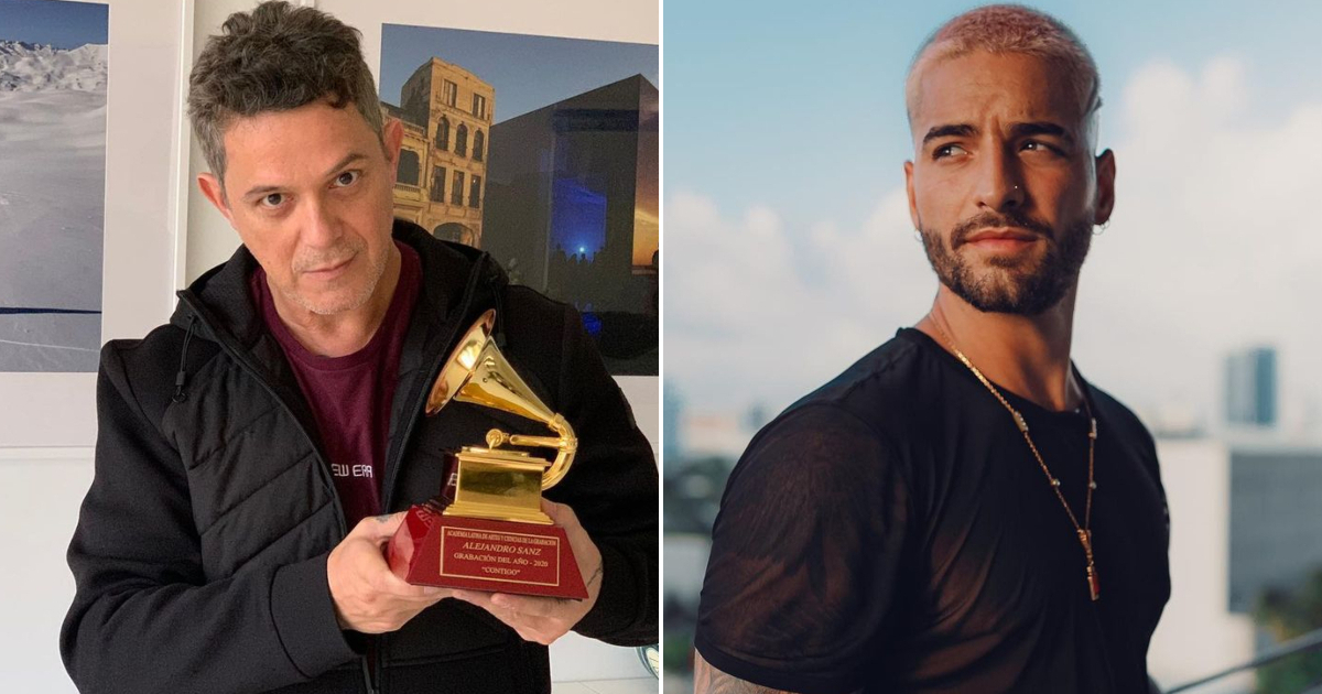 Maluma le pide un Latin Grammy a Alejandro Sanz © Instagram / Alejandro Sanz, Maluma
