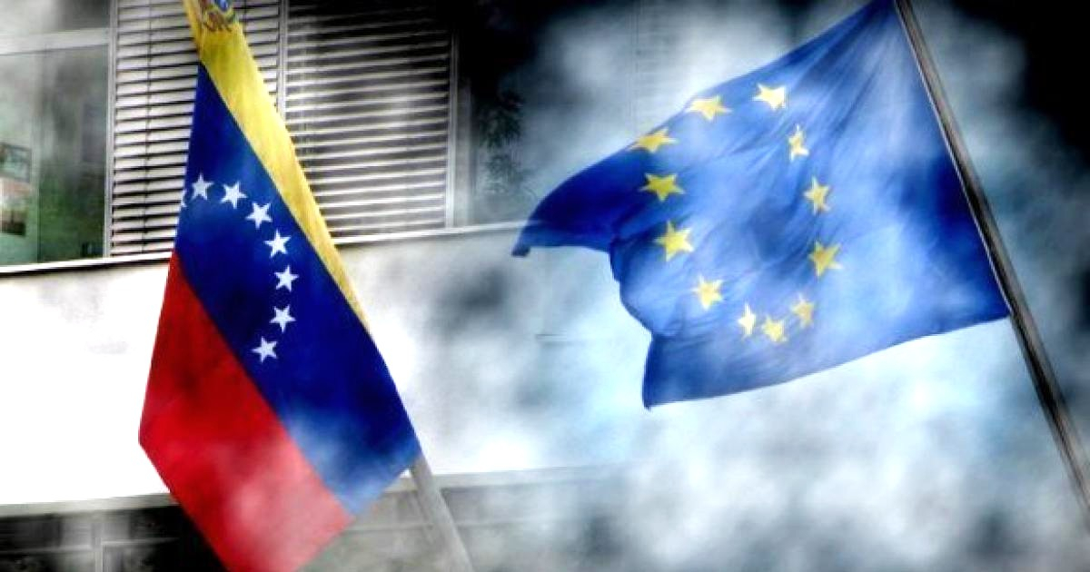 Banderas de Venezuela y la UE (imagen de referencia) © cubainformazione.it