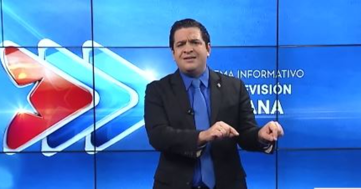 Presentador cubano Humberto López © Captura vídeo / Canal Caribe