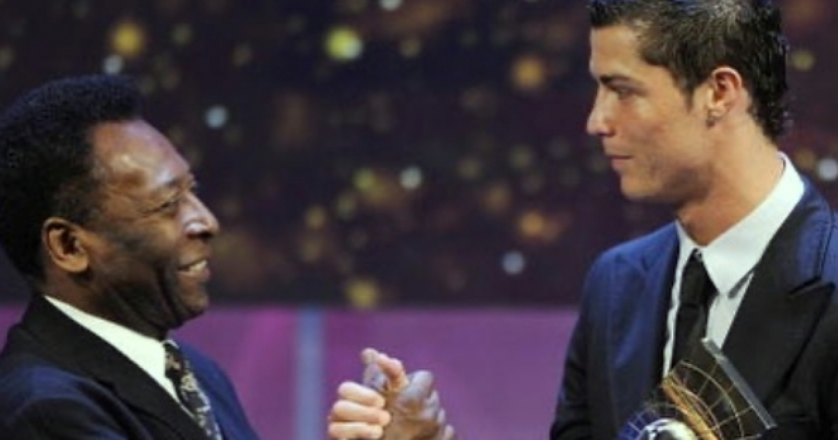 Cristiano Ronaldo y Pelé © Instagram / Pelé