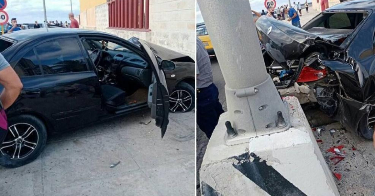 Accidente de tránsito en el Malecón de La Habana © ACCIDENTES BUSES & CAMIONES por más experiencia y menos víctimas!’/ Facebook