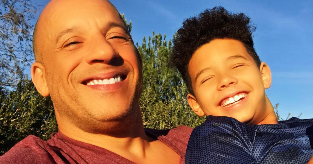 Vin Diesel con su hijo Vincent Sinclair © Instagram / Vin Diesel