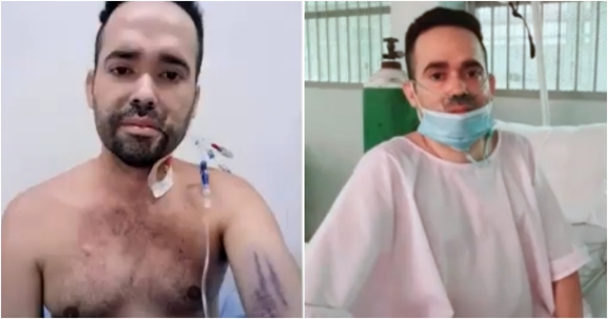 Yurito, paciente cubano de leucemia en hospital de Panamá © YouTube / Alain Paparazzi TV