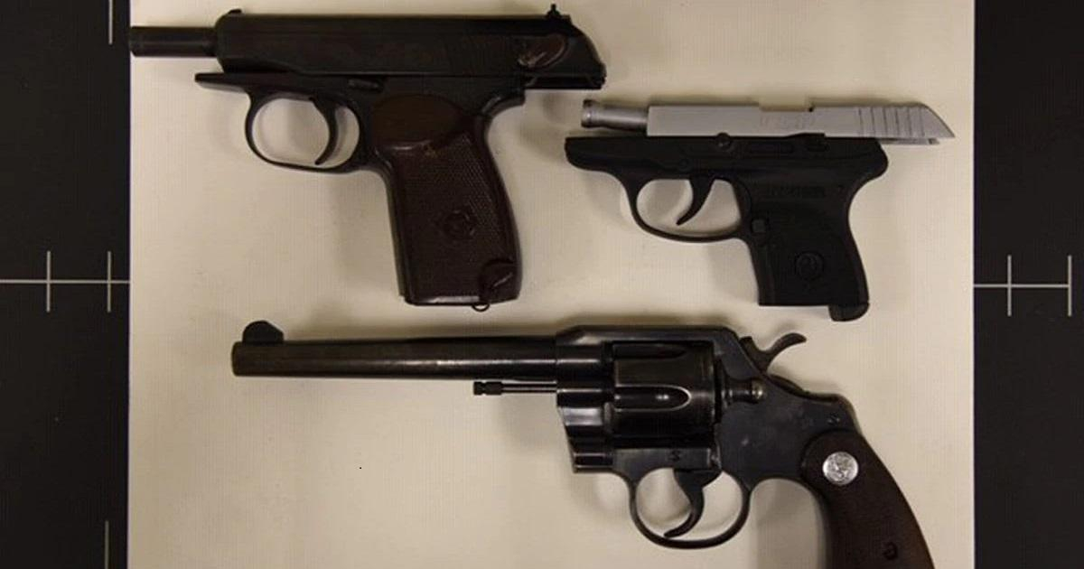 Armas encontradas a niño de 12 años en Florida en septiembre. © Oficina del Sheriff del Condado de Nassau