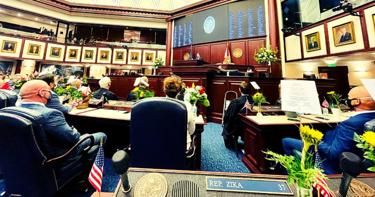 Cámara de Representantes de Florida © Twitter / Ardian Zika