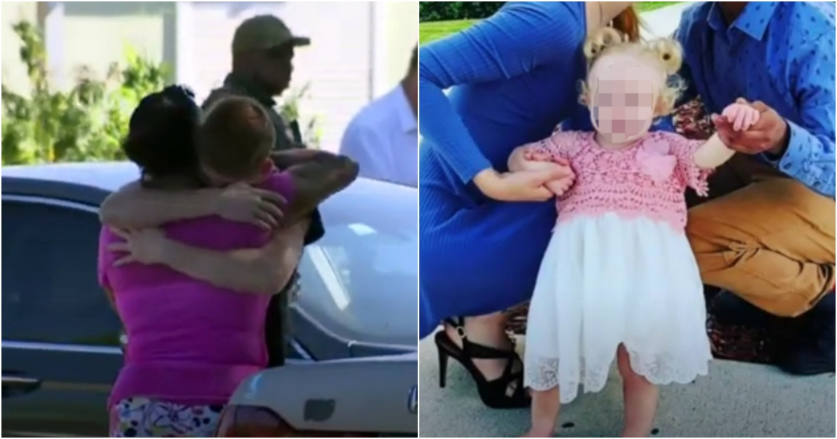 Familiares de la menor, y la fallecida © Captura de pantalla/YouTube CBS Miami